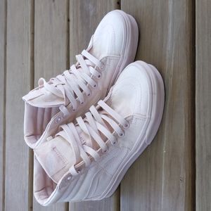 Vans Sk8-Hi Canvas High Tops Peach Blush